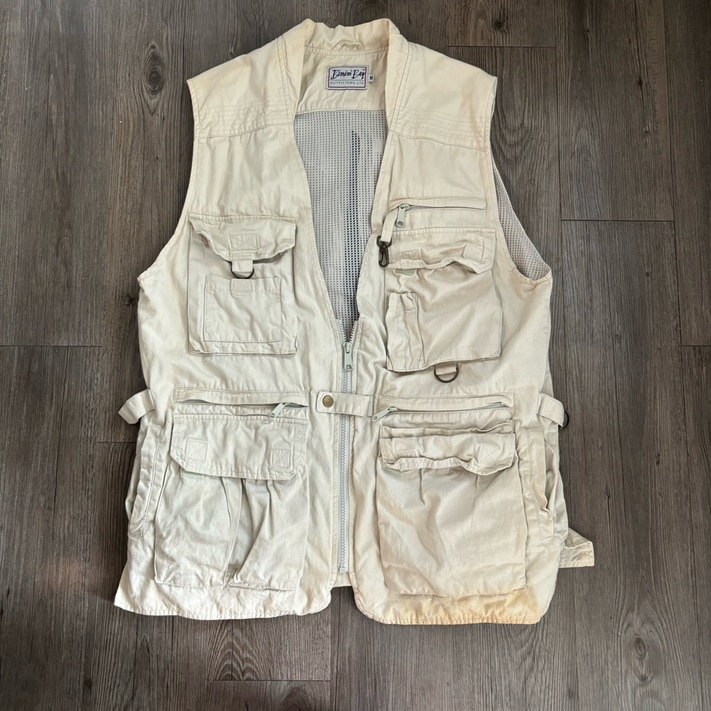 men’s vintage fishing vest